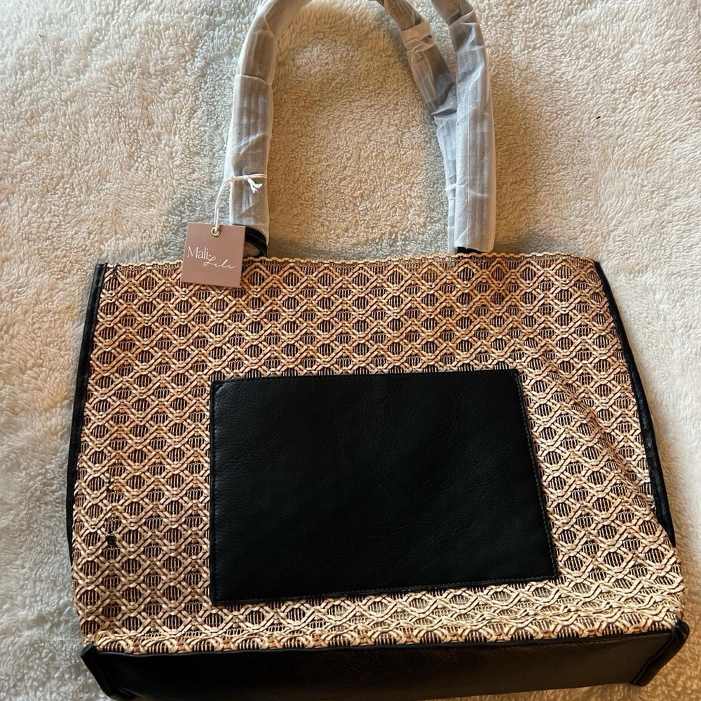 COPY - Mali + Lili woven tote bag